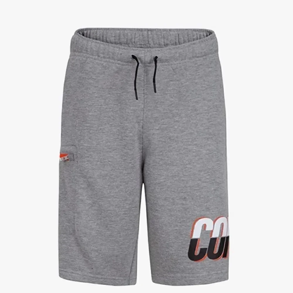 NWT CONVERSE Zipper Pocket  Grey Shorts Boys Size XL 13-15 yrs.